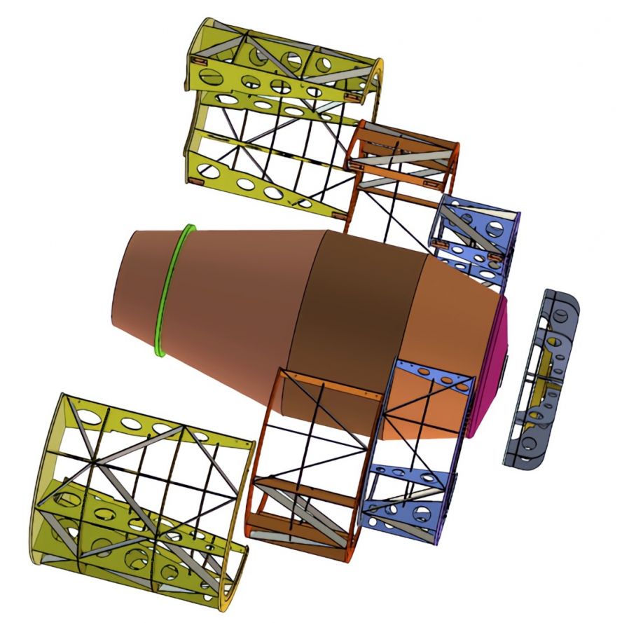 封頭胎膜、前錐胎膜、中節(jié)胎膜、后錐胎膜